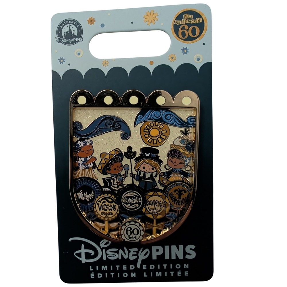 Disney Parks Its a Small World 60th Anniversary Limited Edition Pin 2024